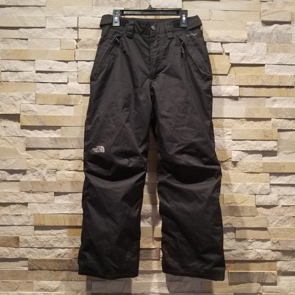 North Face Boys Medium Black Ski Snow Pants Bibs